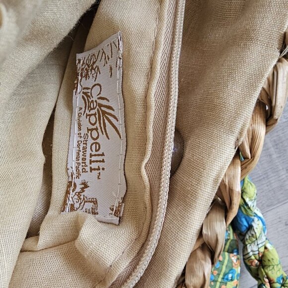 Cappelli Straworld Bohemian Beach Y2K Bag Green/Blue - Picture 6 of 9